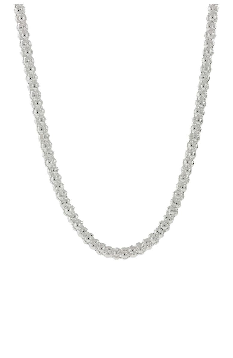 BEST SILVER Sterling Silver Coreana 16" Necklace, Main, color, Silver