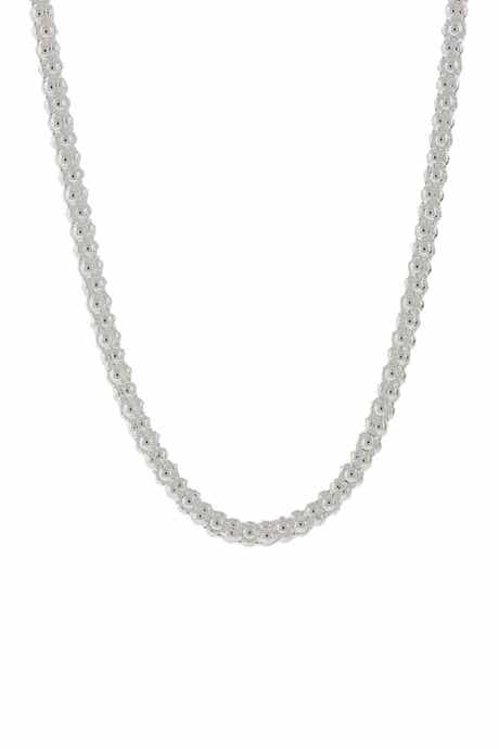 BEST SILVER Sterling Silver Coreana 16" Necklace