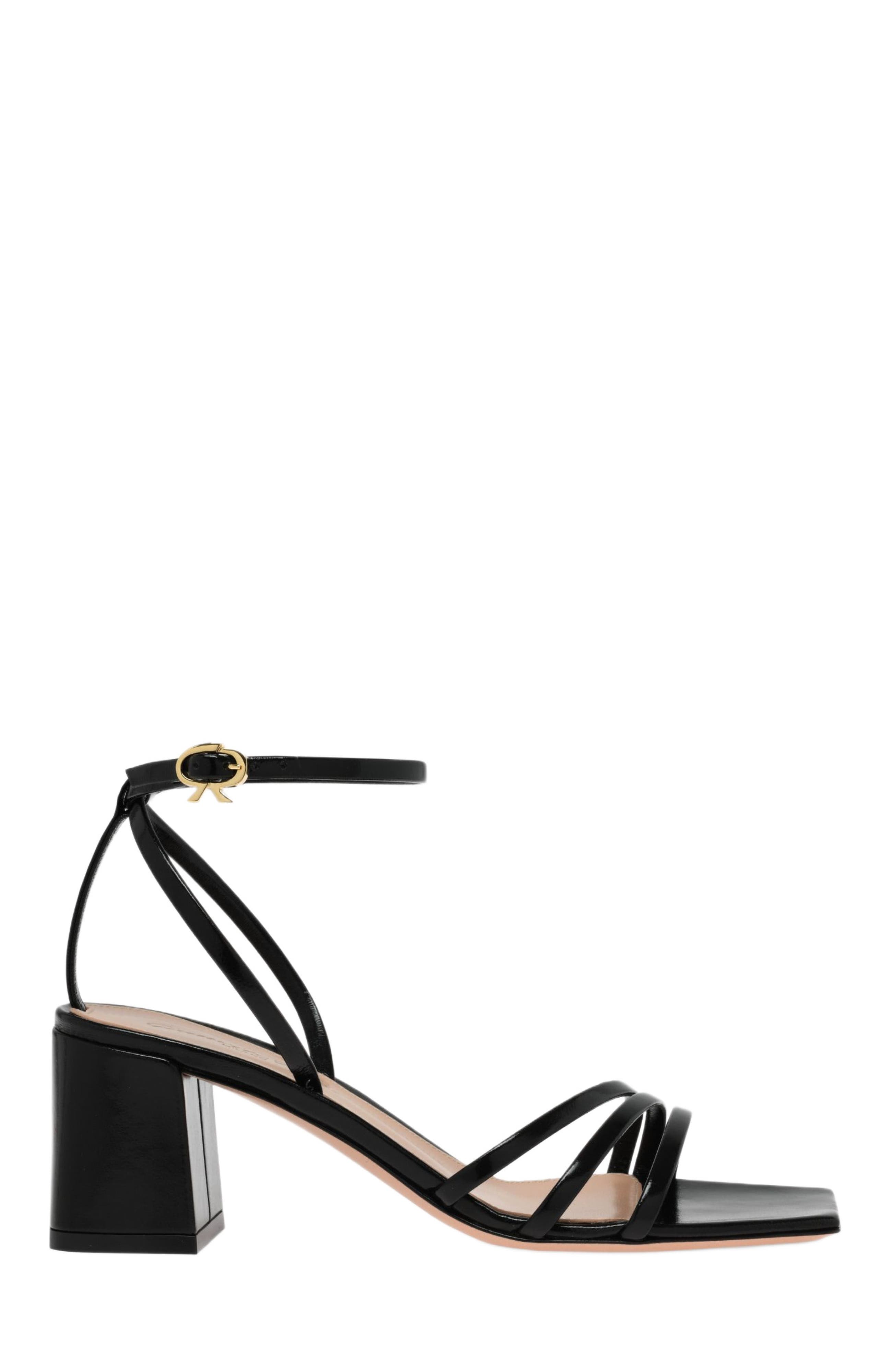Brielle Sandals, Main, color, BLACK