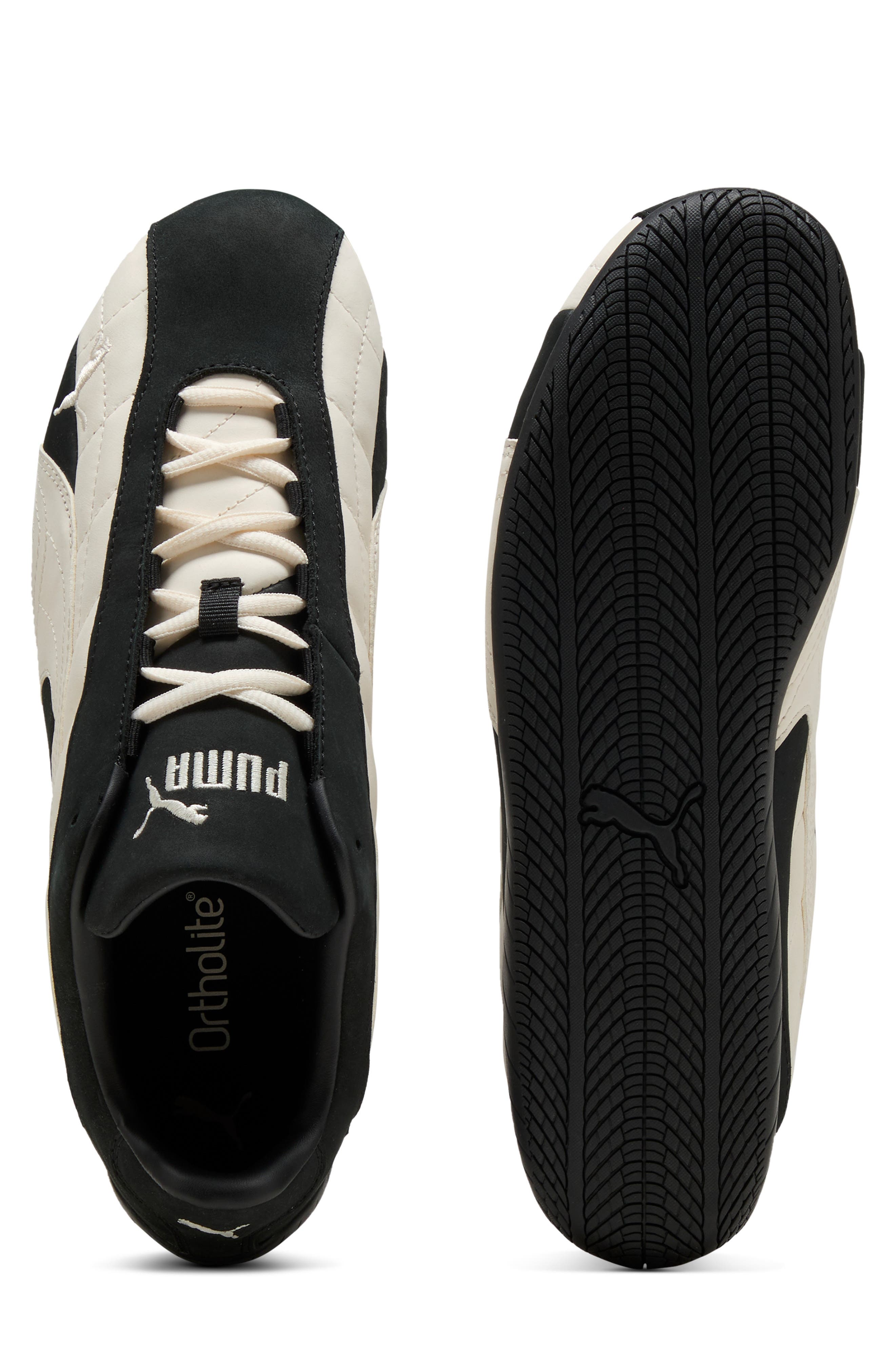 PUMA Speedcat Plus Quilted Sneaker, Alternate, color, Puma Black/ Frosted Ivory