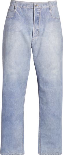【関税&送料込】Bottega Veneta Denim Jeans Wide-leg jeans in blue - Bottega Veneta | Mytheresa