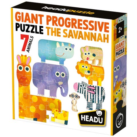 Giant Progressive Puzzle The Savannah 7pc Jigsaw