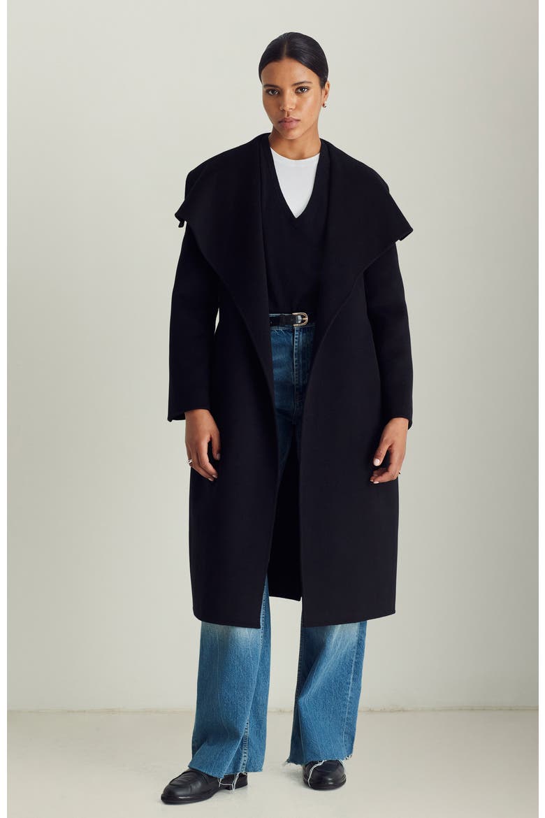 Gisele Coat, Alternate, color, Black