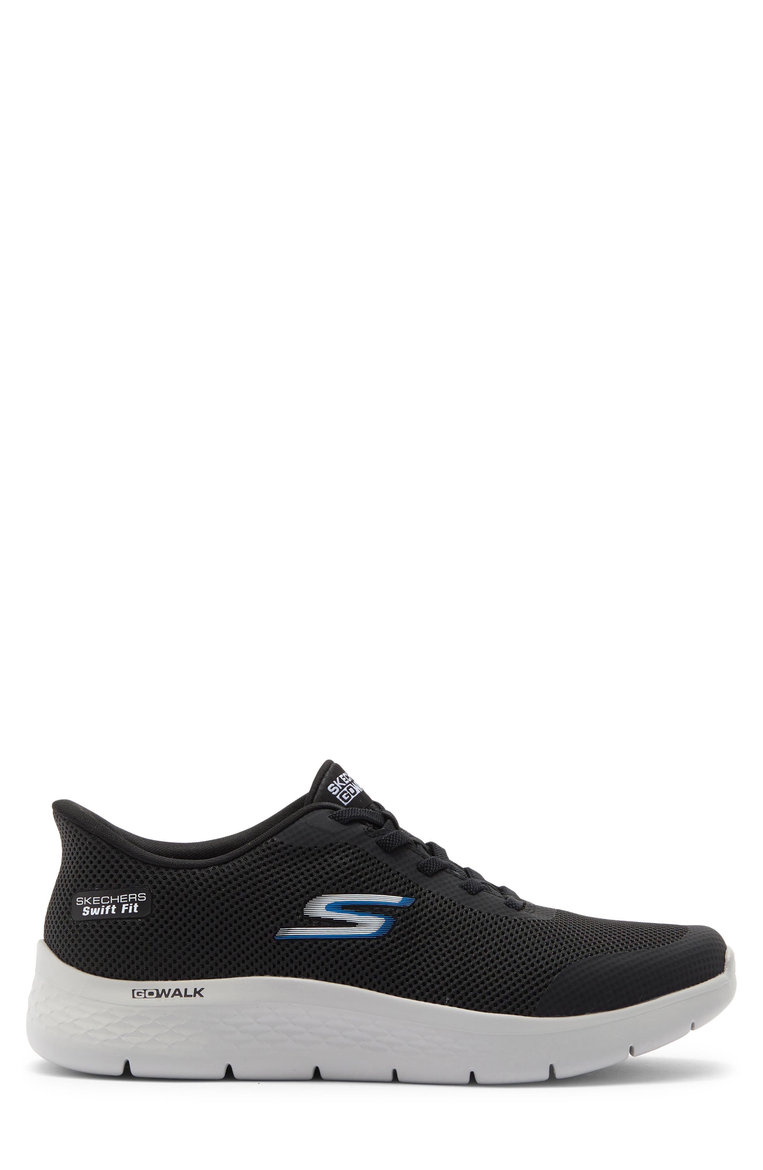 SKECHERS Slip-ins: GO WALK Flex Hands Up Sneaker, Alternate, color, Black Grey