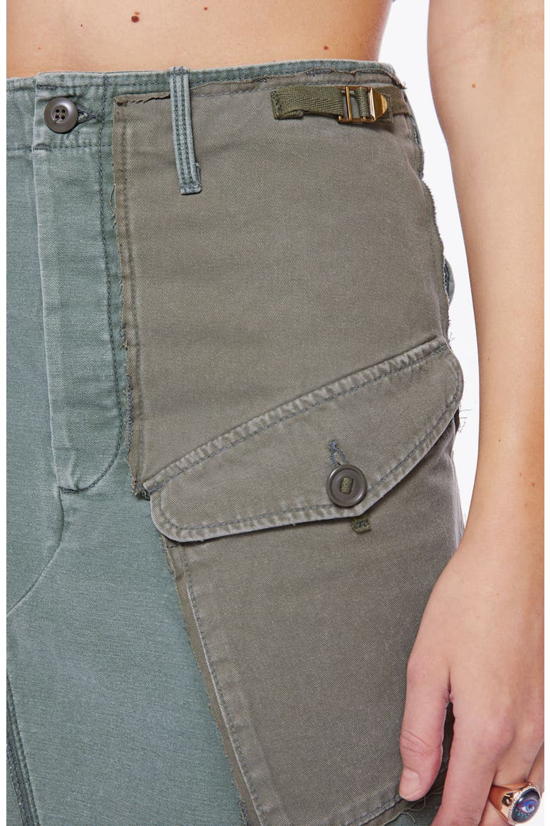 The G.I. Jane Frayed Cargo Miniskrt, Alternate, color, ON THE DOUBLE
