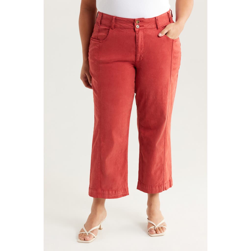 Kut From The Kloth High Waist Crop Wide Leg Pants