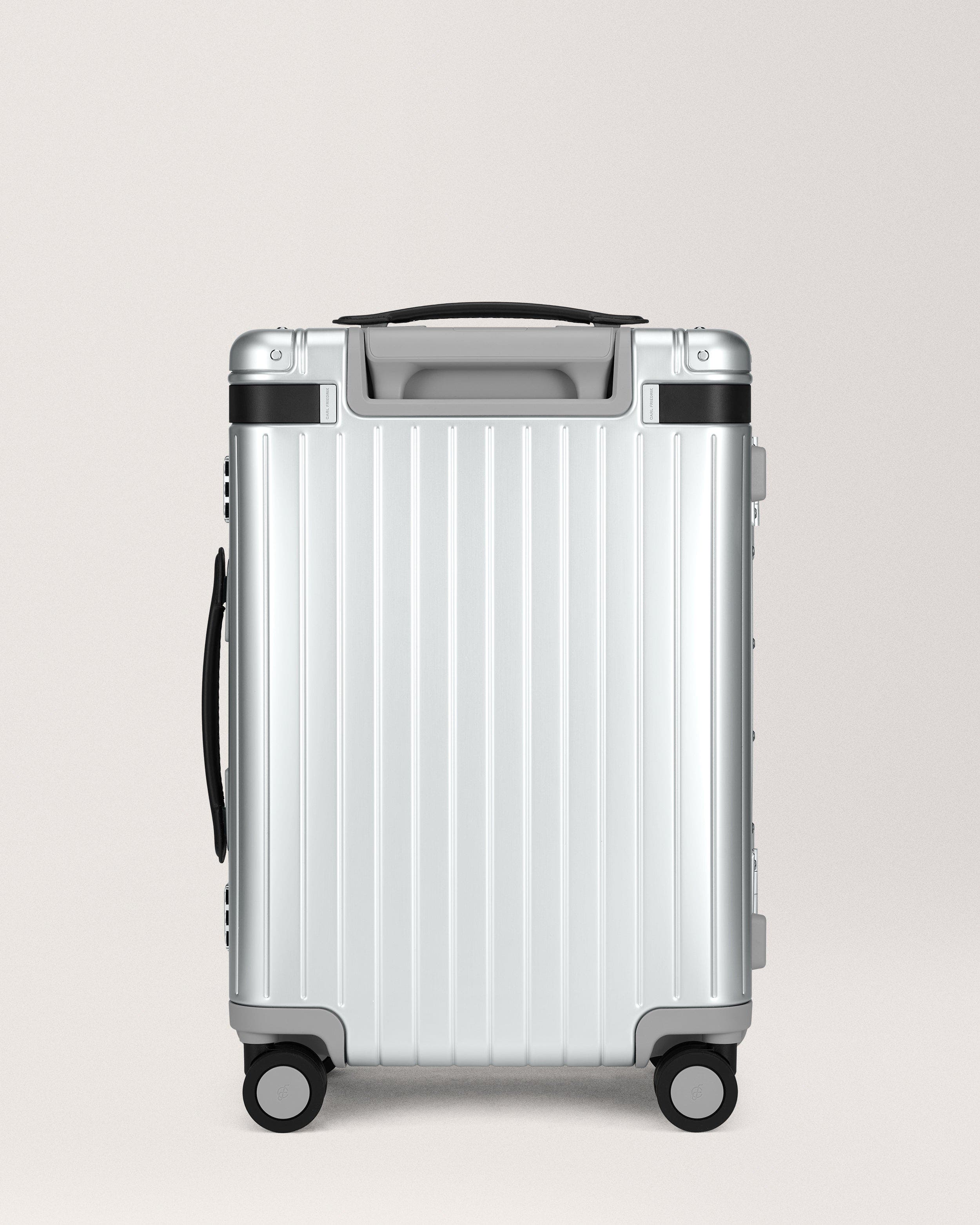 Carl Friedrik The Aluminium Carry-on, Alternate, color, Silver / Black