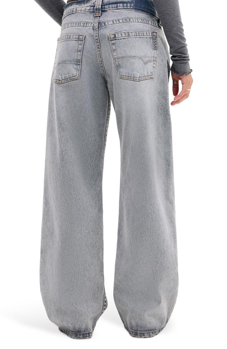BDG Urban Outfitters Kayla Low Rider Baggy Jeans, Alternate, color, Grey