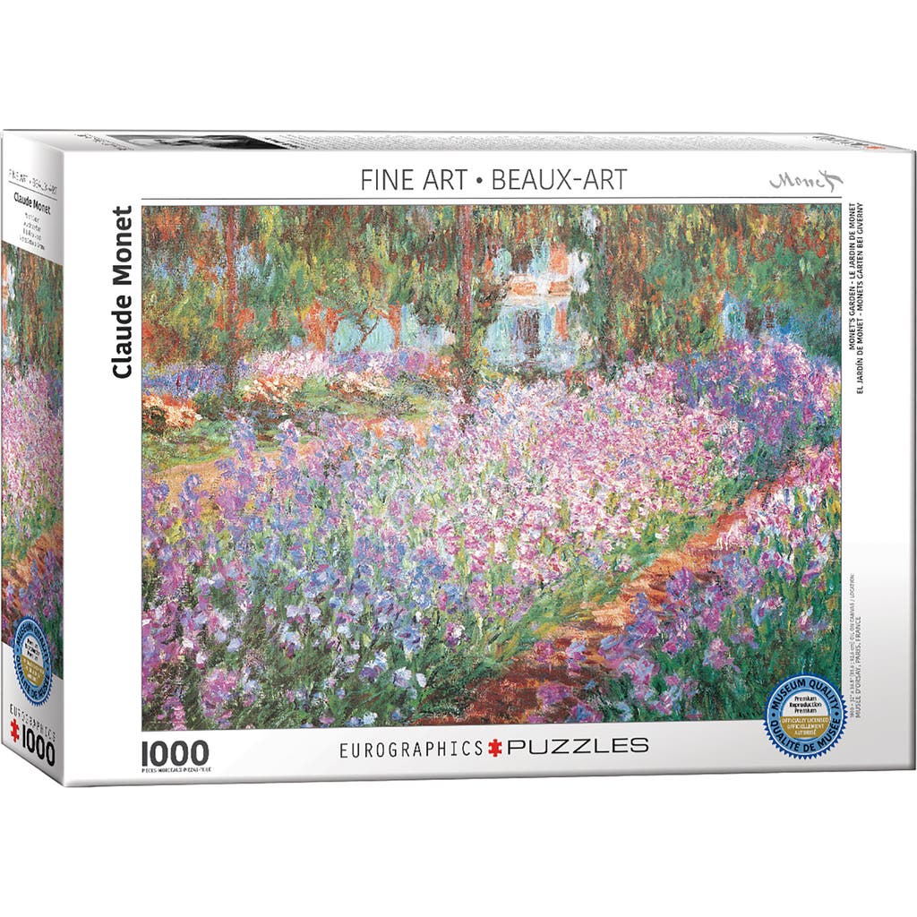 Eurographics Monet's Garden by Monet Puzzle, 1000 Pieces in Multicolored  product