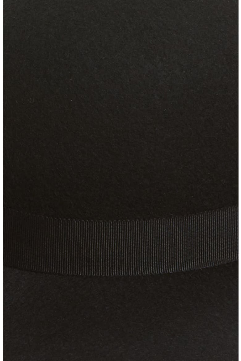 Floppy Felt Hat, Alternate, color, BLACK