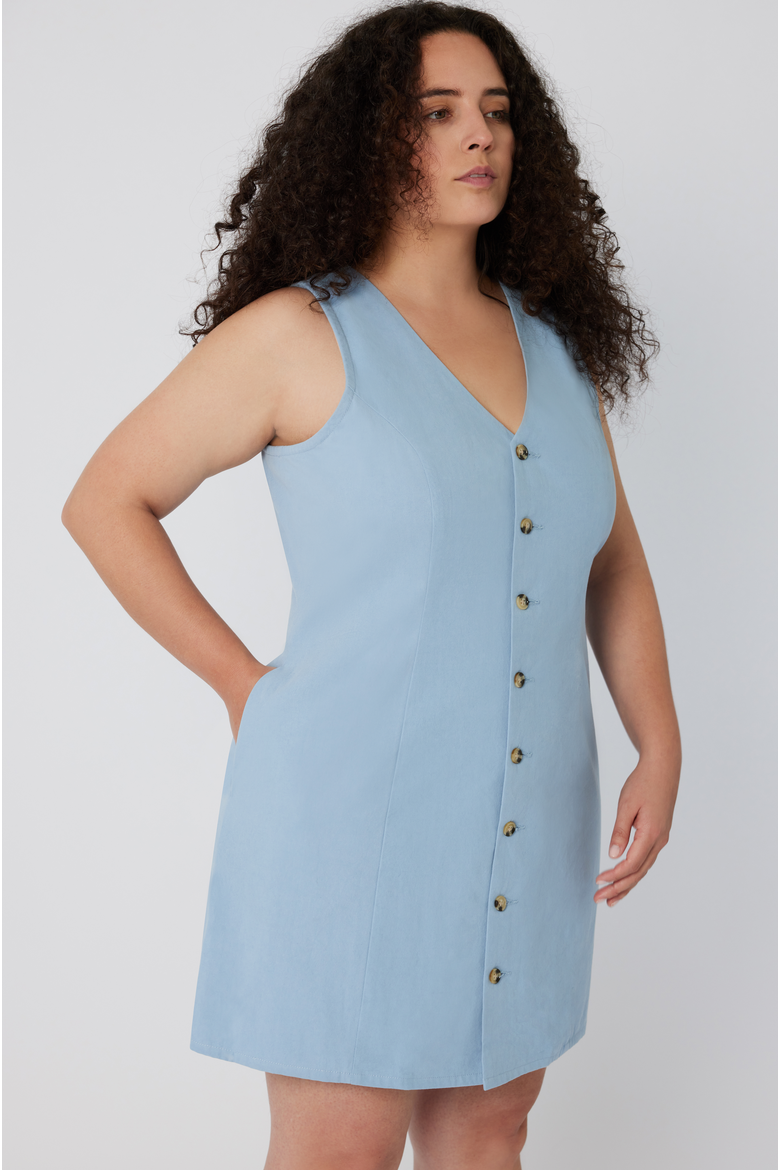 The Everywhere Dress, Alternate, color, Sky