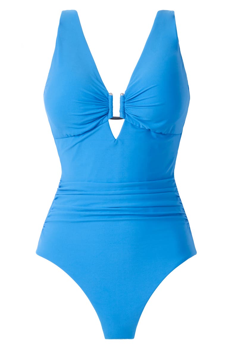 Kristi Marquis One-Piece Swimsuit, Alternate, color, SKY