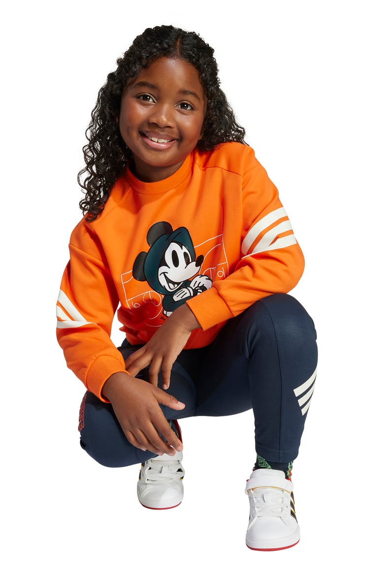 Kids' x Disney Mickey Mouse Sweatshirt, Alternate, color, SEIMOR/OWH