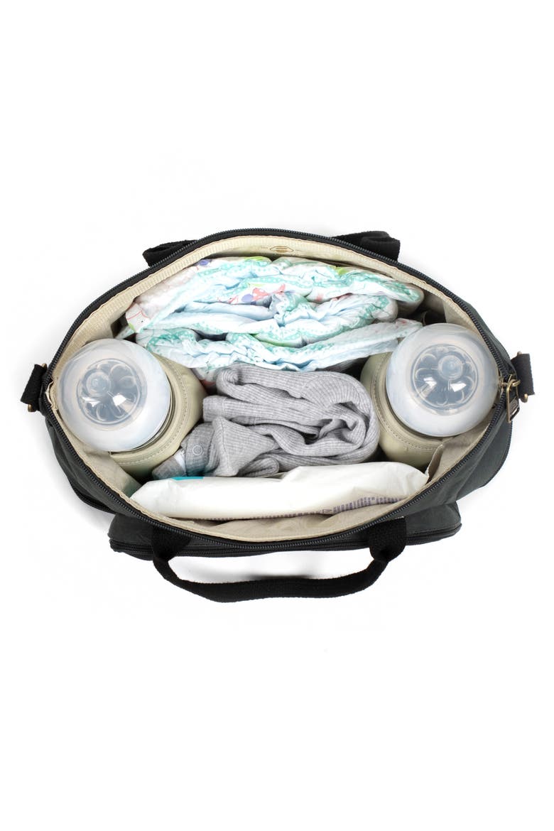 Mini Charm Diaper Bag, Alternate, color, ONYX