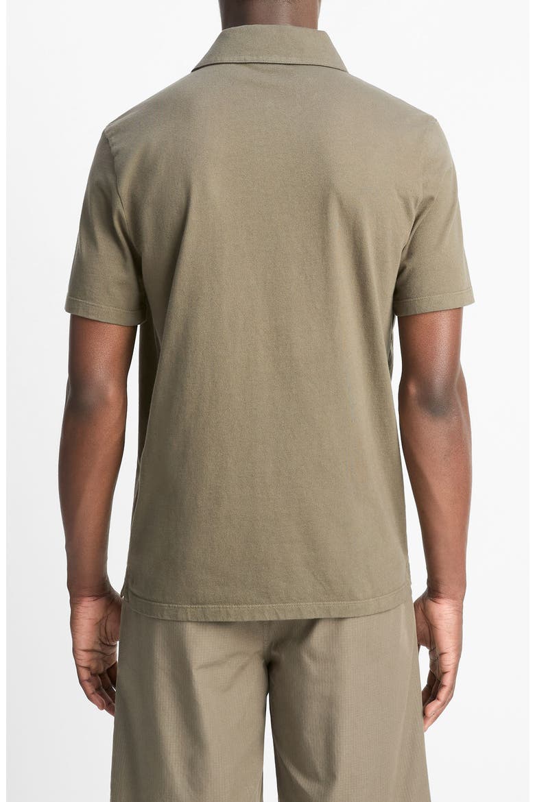 Regular Fit Garment Dyed Cotton Polo, Alternate, color, WASHED DOME