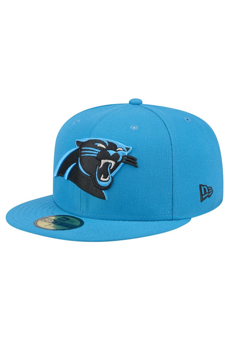 Men's New Era Blue Carolina Panthers 59FIFTY Fitted Hat, Main, color, Blue