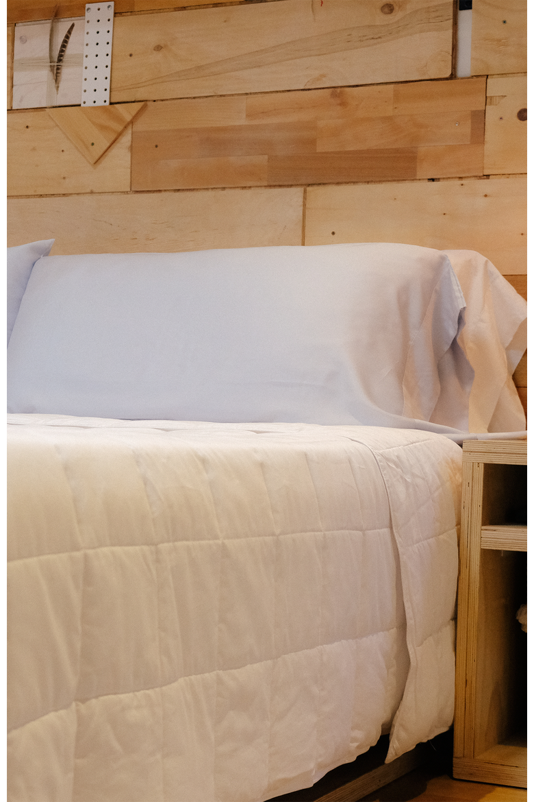 Lightweight Performance Cotton Comforter, Alternate, color, White