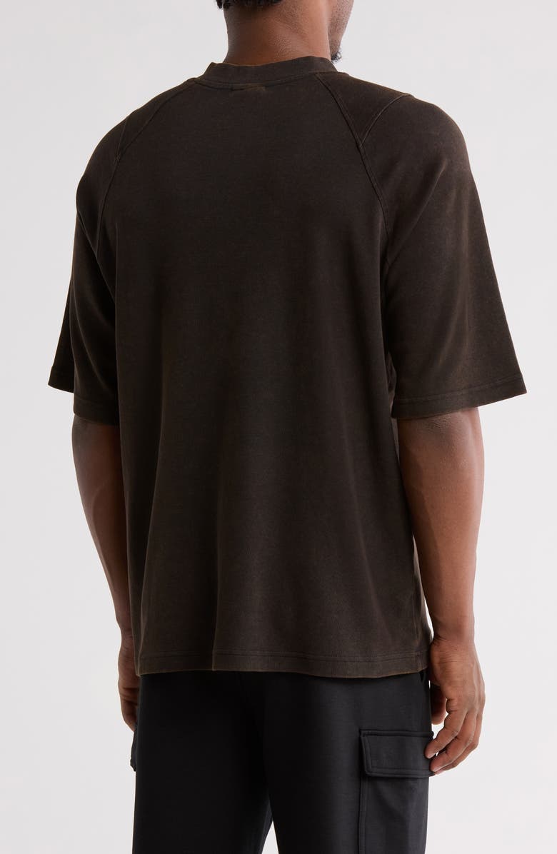 Umbro Boxy High Neck Washed Cotton Logo T-Shirt, Alternate, color, 