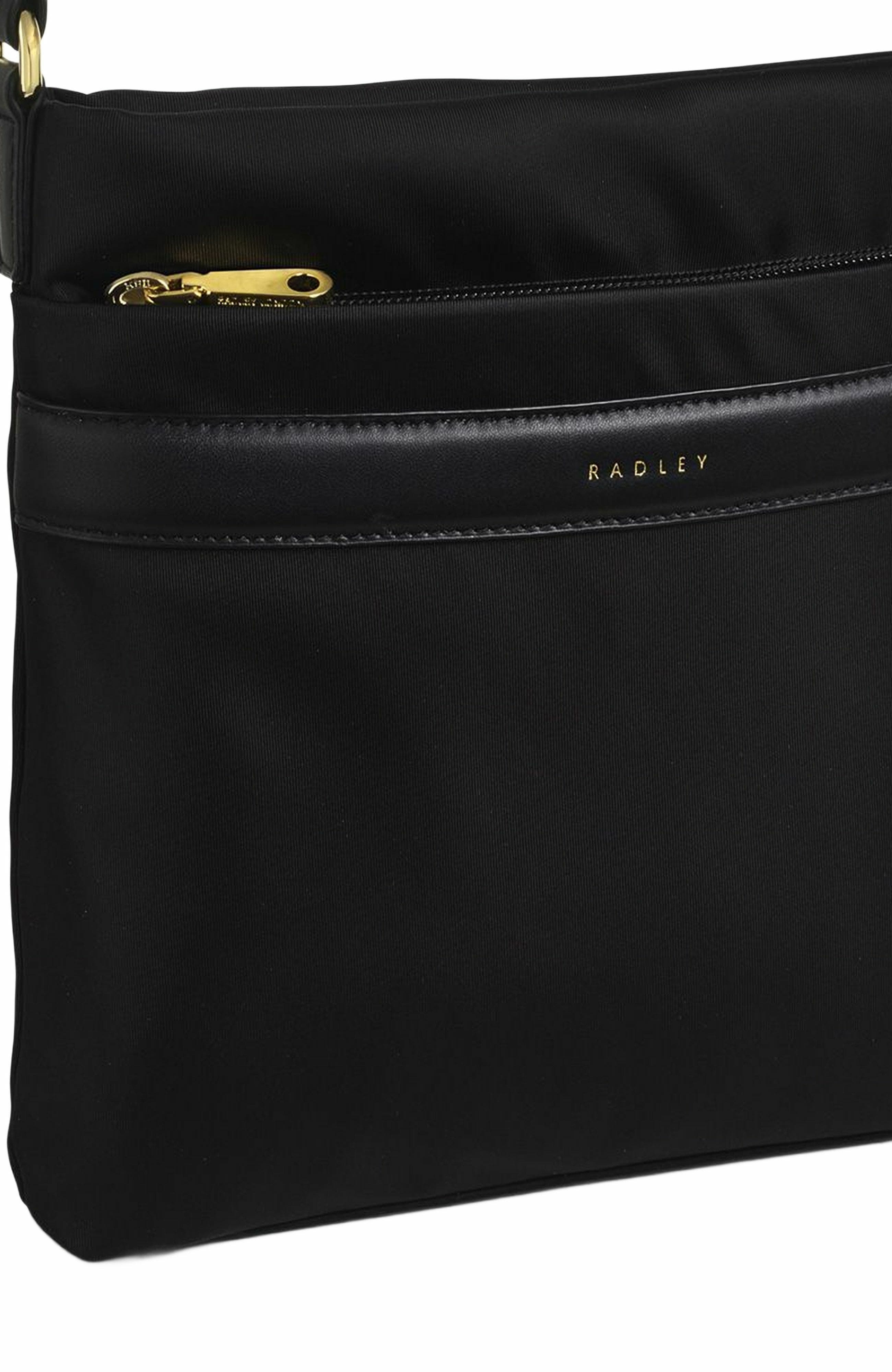 Radley Holland Park Small Ziptop Crossbody Bag, Alternate, color, Black