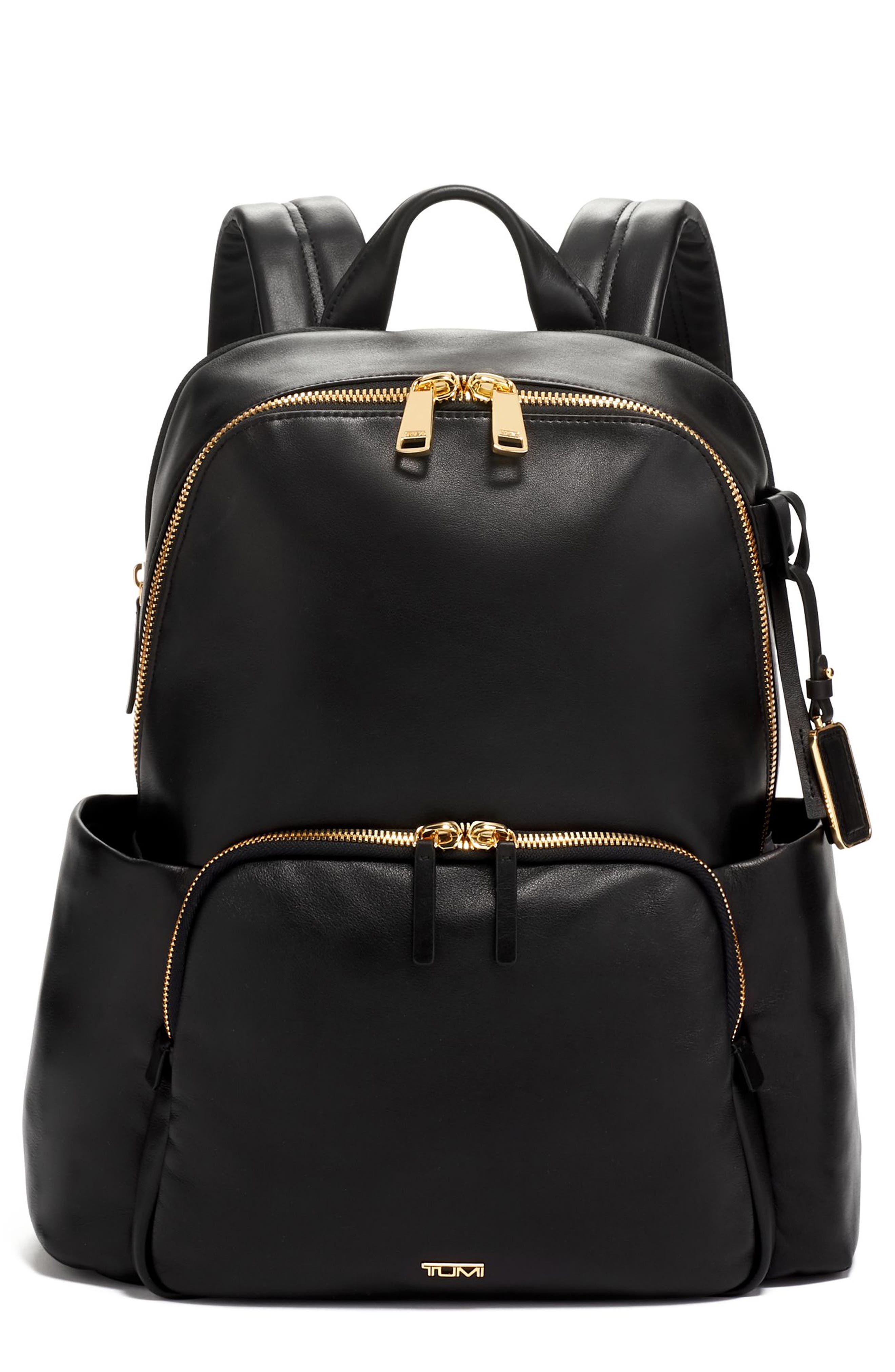 TUMI Ruby Leather Backpack, Main, color, 