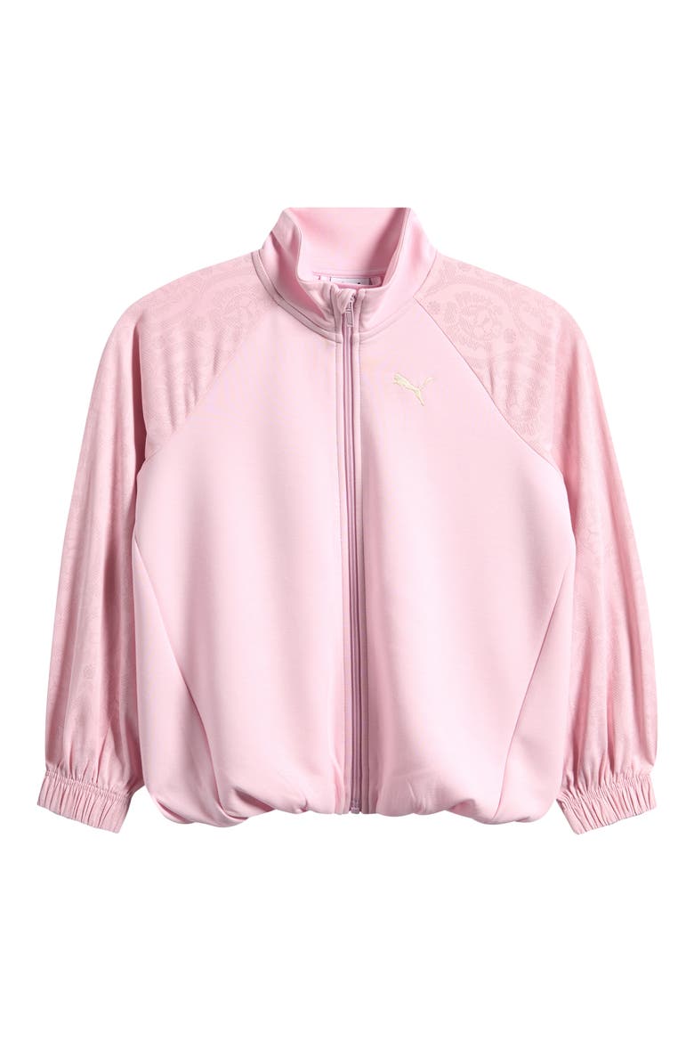 Kids' Lace Pack Zip Up Jacket, Main, color, LIGHT PINK / WHITE