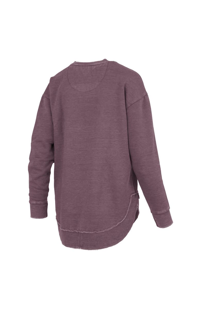 PRESSBOX Women's Pressbox Maroon Texas A&M Aggies Westin Poncho V-Neck Pullover Sweatshirt, Alternate, color, Maroon