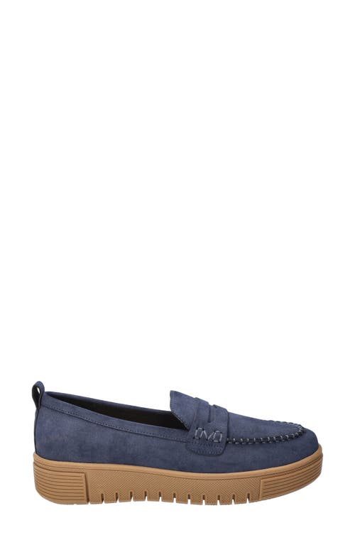 Bella Vita Bo Penny Loafer In Blue