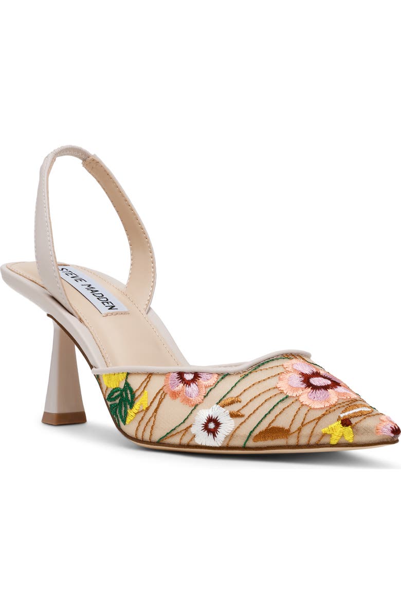 Steve Madden Finlee Slingback Pointed Toe Pump, Main, color,