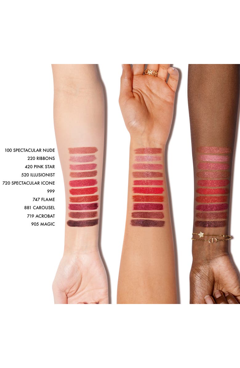 DIOR Rouge Dior Liquid Sequin Duo Lipstick, Alternate, color, 719 Acrobat