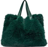 AZALEA WANG Azalea Wang Confidante Faux Fur Handbag