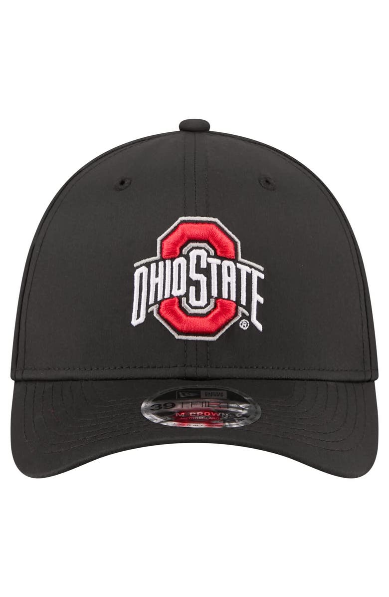 New Era Men's New Era  Black Ohio State Buckeyes 39THIRTY M-Crown Flex Fit Hat, Alternate, color, Black