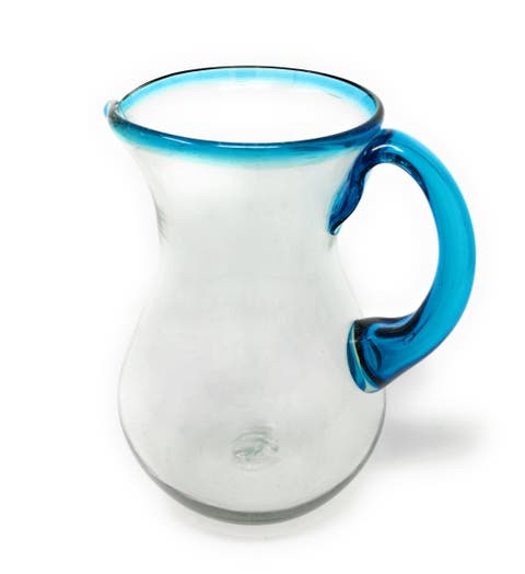 Rim & Handle Glass Pitcher