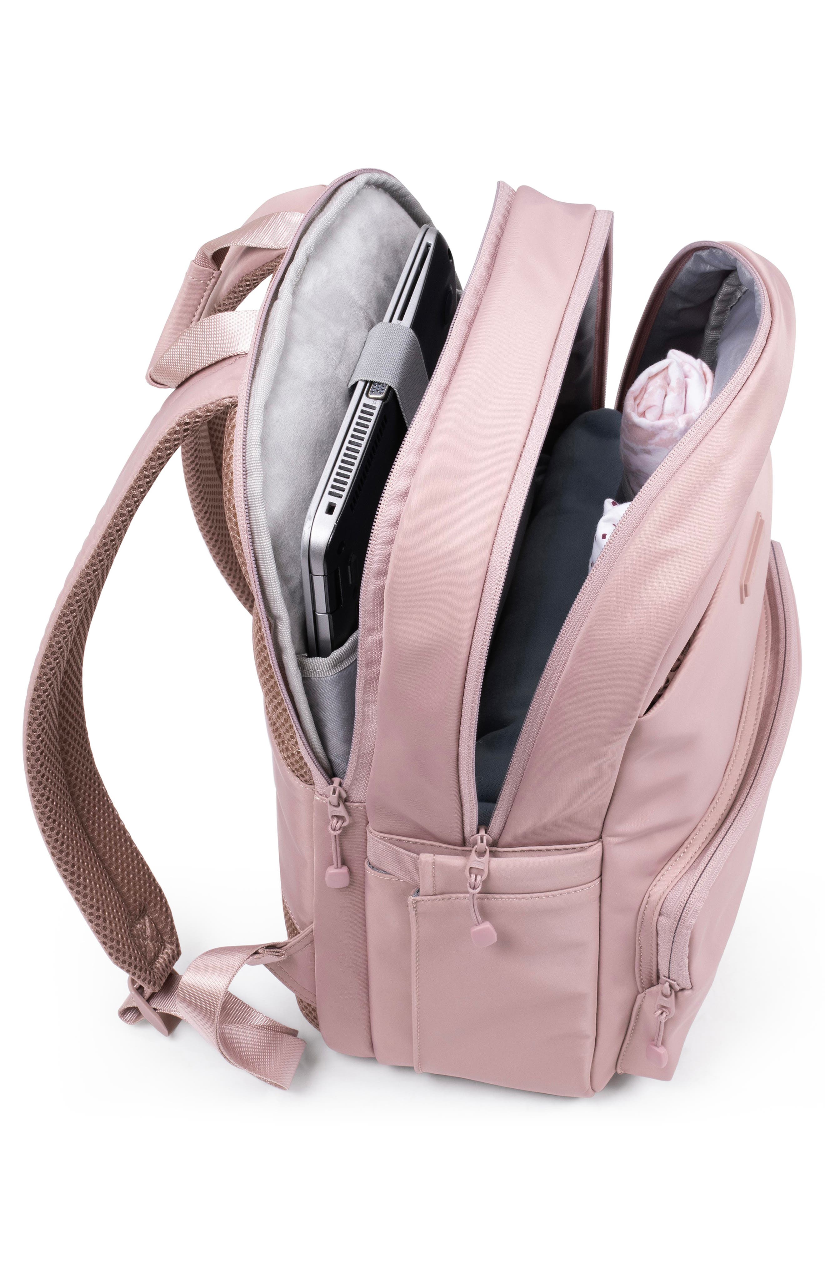 17 inch laptop backpack women's Luka can firmly lock the main compartment zipper Modoker Upgraded Vintage 17 Inch