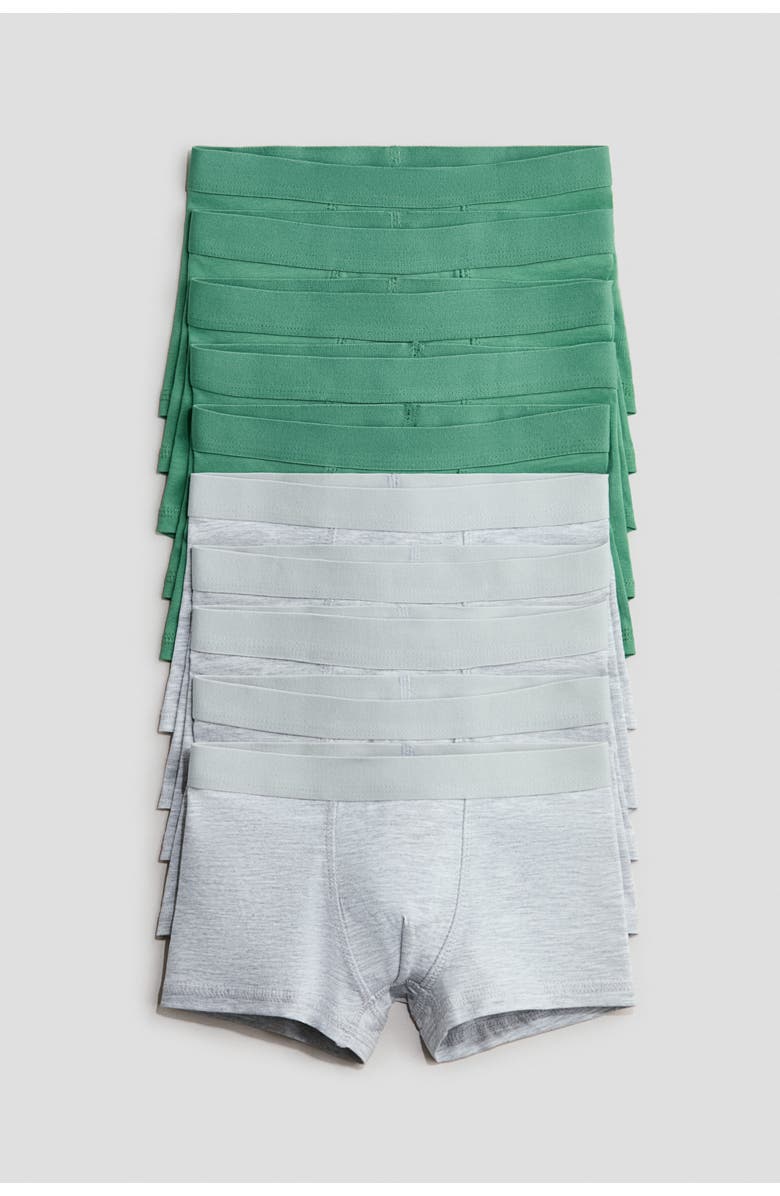 H&M 10-pack Cotton Trunks, Main, color, 