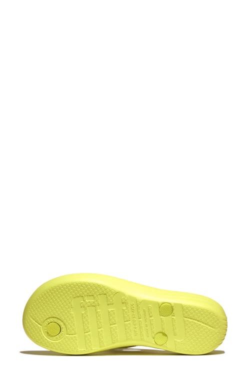 Fitflop Iqushion™ Splash Crystal Flip Flop In Sunny Lime