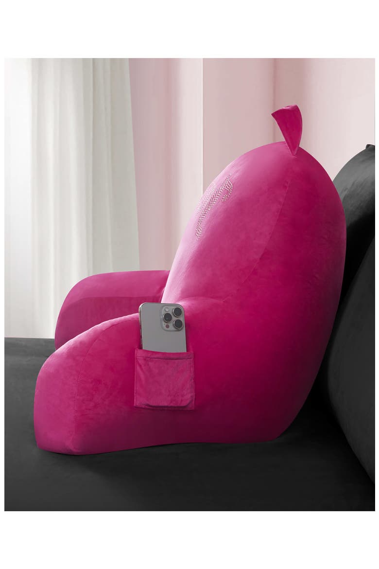Backrest Pillow, Alternate, color, HOT PINK