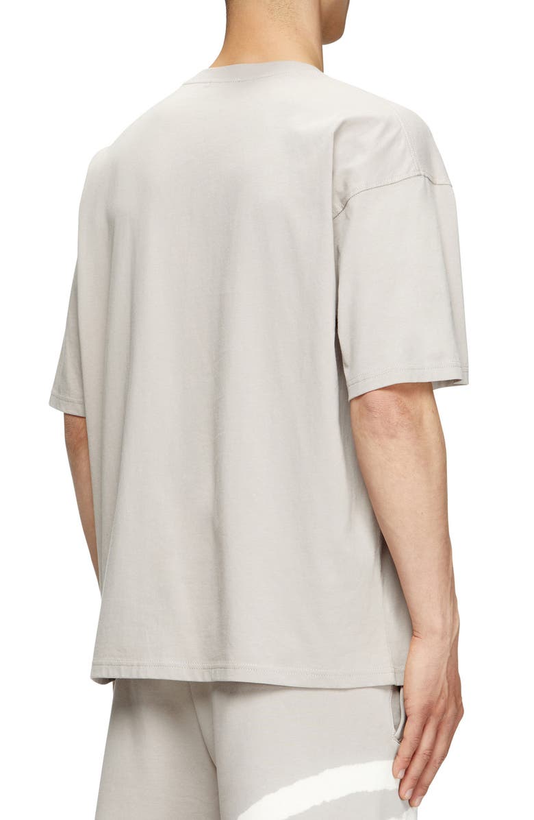 DIESEL<sup>®</sup> T-Boxt-Bleach Cotton T-Shirt, Alternate, color, Ash/ Grey