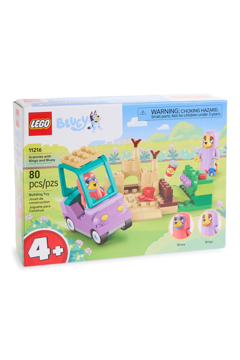 Kids' Bluey Grannies with Bingo and Bluey 11216 LEGO Set, Main, color, PURPLE MULTI