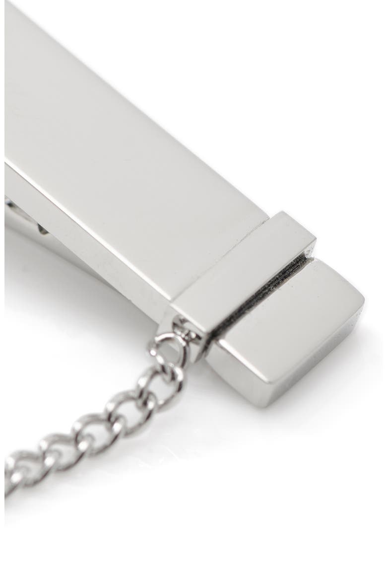 Chain Tie Clip, Alternate, color, SILVER