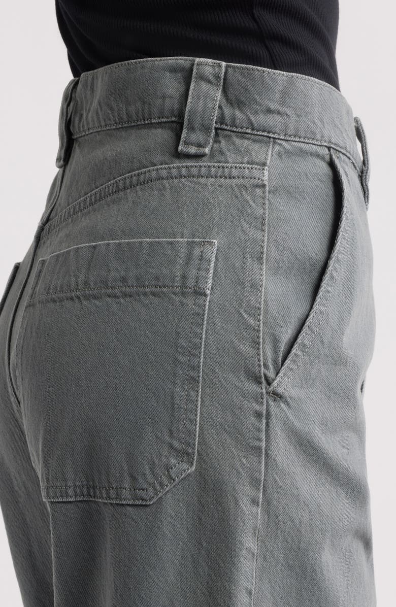 FRAME The Cuffed Cotton Utility Pants, Alternate, color, Slate Gray