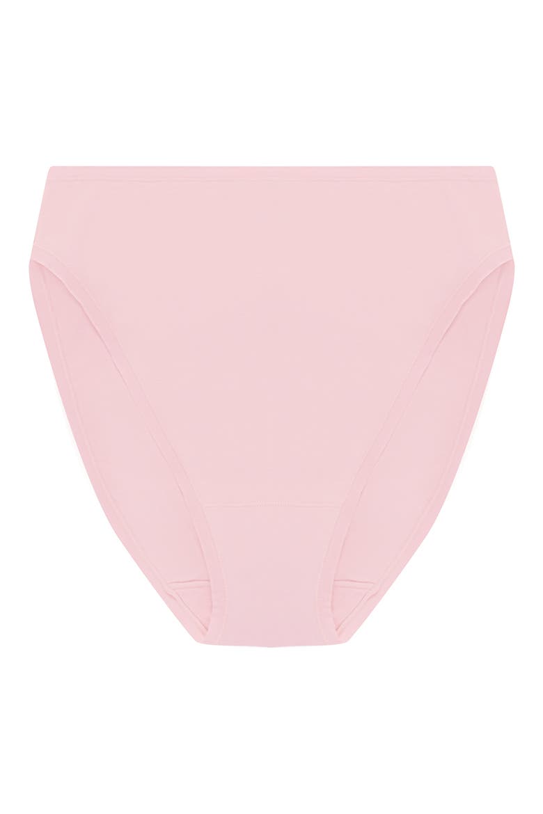 Bliss Bare Cotton High Cut Briefs, Alternate, color, PRFCT PINK