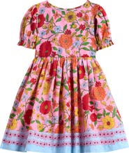 Mini Boden Kids' Madeline Floral Cotton Dress