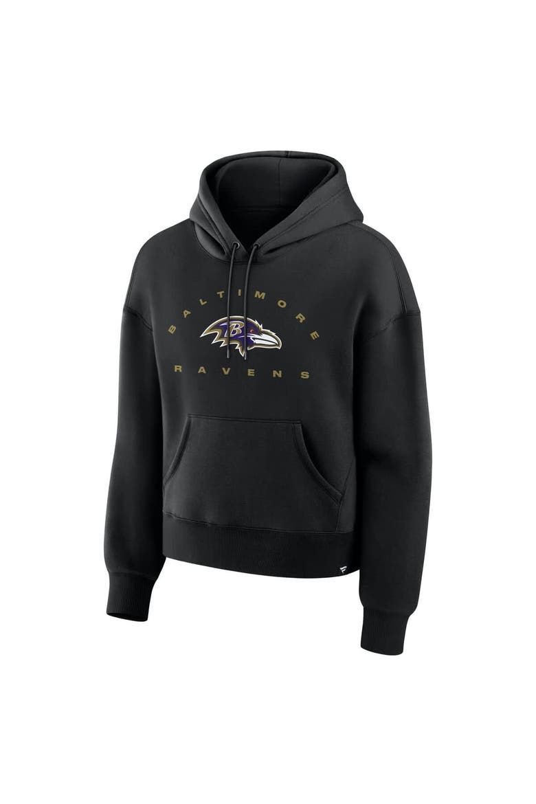 Women's Fanatics Black Baltimore Ravens Eligible Receiver Legacy Pullover Hoodie, Alternate, color, Black