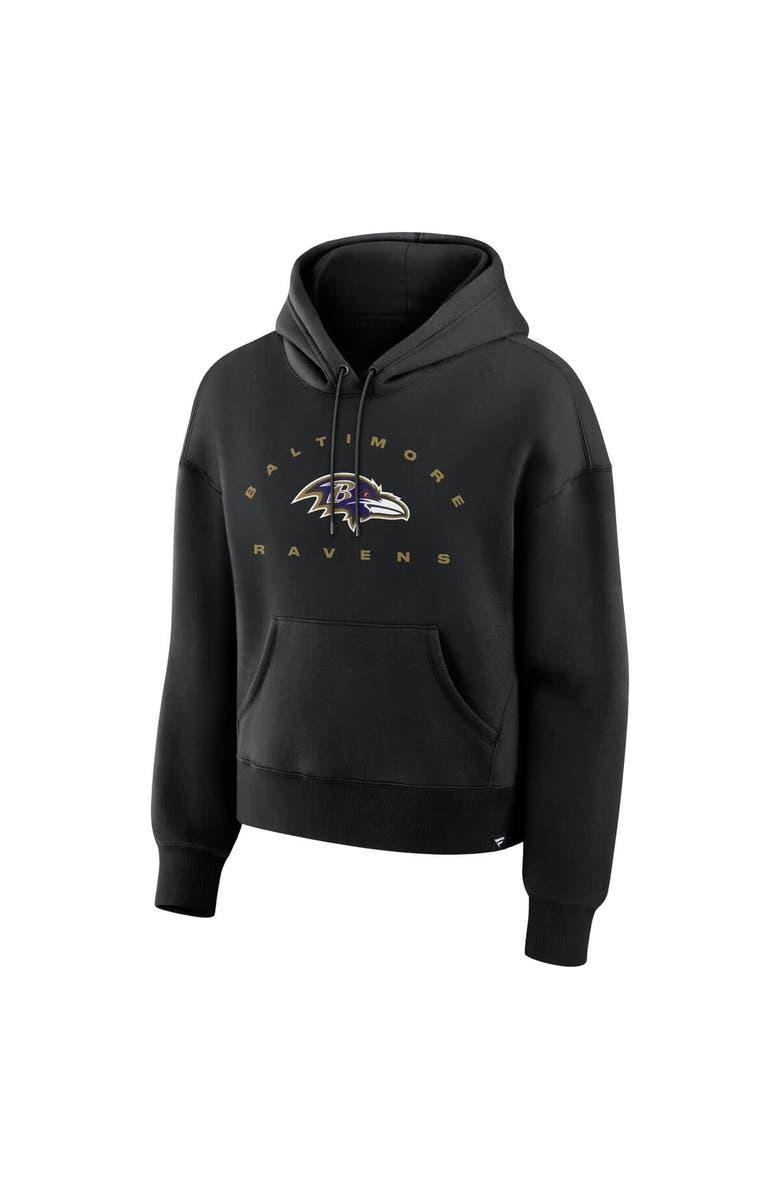 FANATICS Women's Fanatics Black Baltimore Ravens Eligible Receiver Legacy Pullover Hoodie, Alternate, color, Black