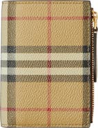 Burberry Small Check Bifold Wallet