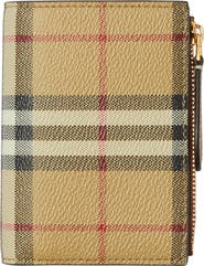 Burberry Small Check Bifold Wallet