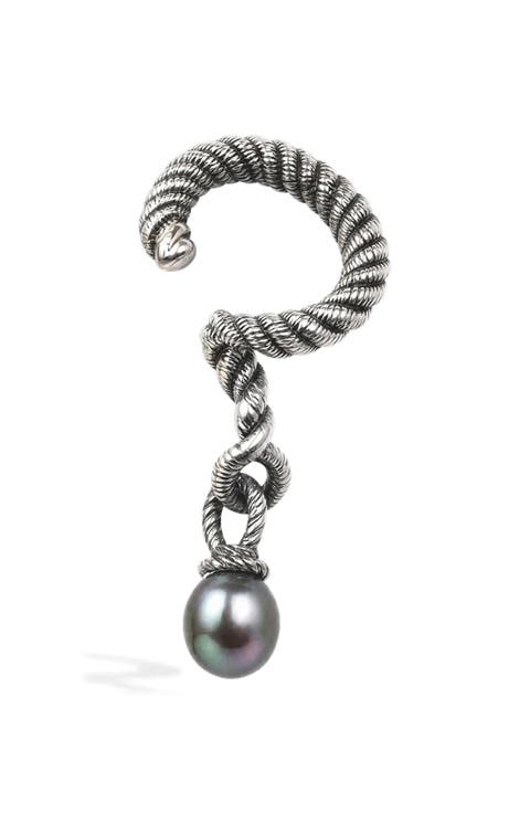 Adorned Imitation Pearl Ear Cuff
