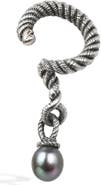 Awe Inspired Adorned Imitation Pearl Ear Cuff