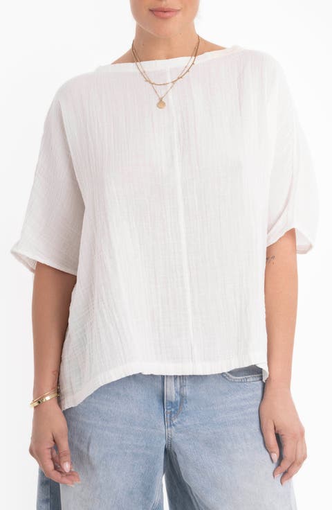 Square Gauze Top