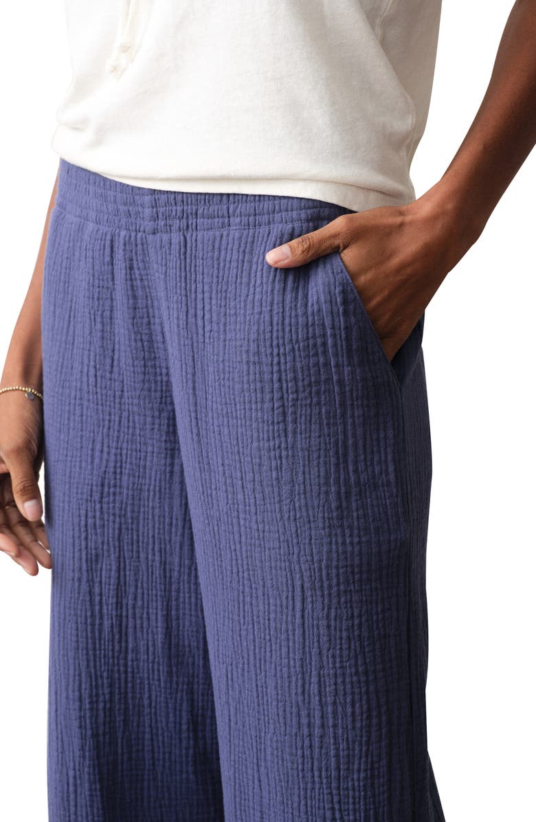 Marine Layer Isla Double Coth Flared Pants, Alternate, color,